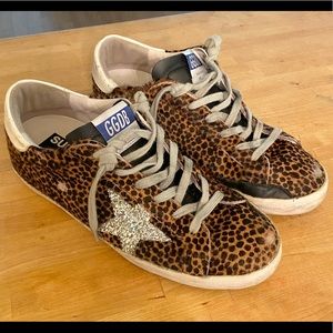 Amazing Pony Hair Golden Goose sneakers Sz 39